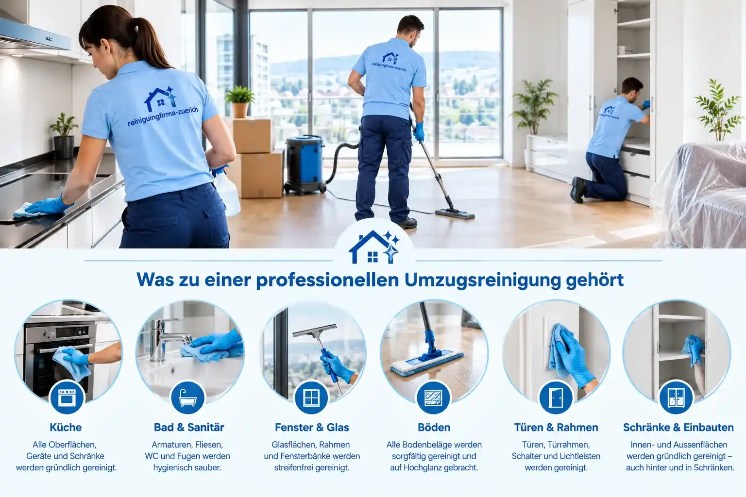 Was zu einer professionellen Umzugsreinigung gehört