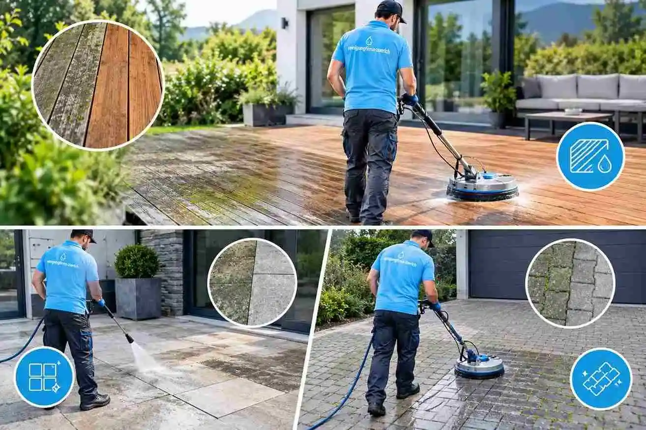 So funktioniert unsere Terrassenreinigung